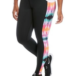 [ZELOS] Plus Placed Print Leggings